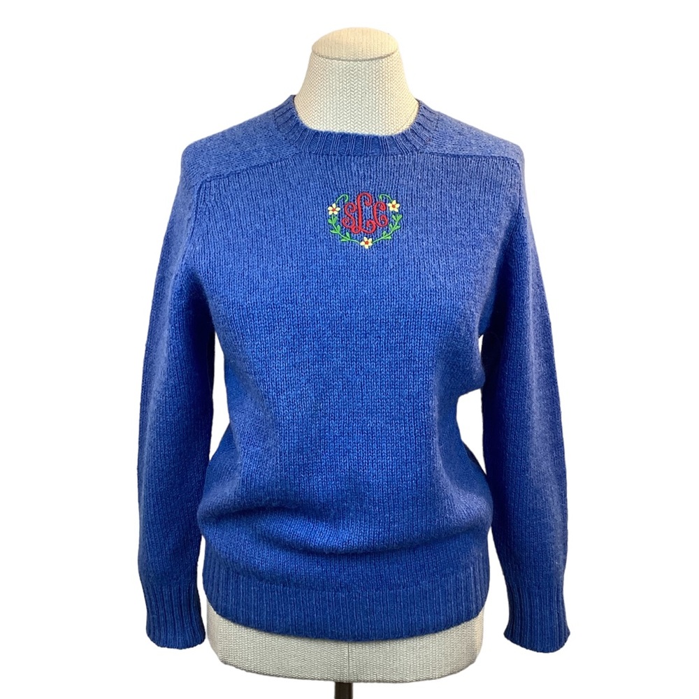Dean Of Scotland 100% Shetland Wool Sweater Vintage